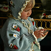 Strawberry Cardigan - Blue